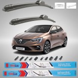 Cumpara ieftin Ștergătoare Renault Megane IV Hatchback Facelift (2020&ndash;2024) TeamCar&reg; &ndash; Set față