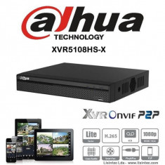 DVR Dahua XVR5108HS-X, 8 canale, H265+, Pentabrid SafetyGuard Surveillance foto