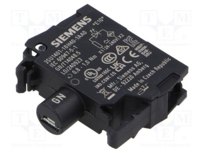 Iluminare LED frontală 22mm 3SU1.5 -25&amp;divide;70&amp;deg;C SIEMENS foto
