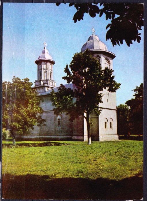 AMS - ILUSTRATA 323 TG. OCNA - BISERICA RADUCANU 1968 RSR, CIRCULATA