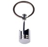 Breloc Chei Piston Metalic Gri - Pandantiv Auto Moto Universal