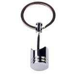 Breloc Chei Piston Metalic Gri - Pandantiv Auto Moto Universal