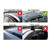 Bare transversale Green Valley Uno Vento Premium Silver Aluminiu pentru MG ZT-T Combi/Break 2002-2005, cu prindere pe bare longitudinale