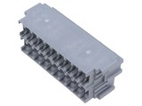 Carcasă clichet MTA 20 piste poliamidă 66 gri cod 0101640 MINIVAL