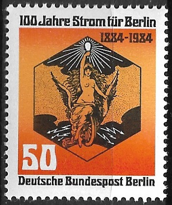 B0894 - Berlin 1984 - Electricitate neuzat,perfecta stare