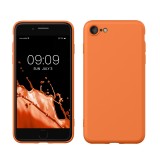 Husa Kwmobile pentru Apple iPhone 8/iPhone 7/iPhone SE 2, Portocaliu, Silicon, KWM000010IU091C, Carcasa