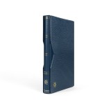 Cumpara ieftin Leuchtturm Premium album pentru timbre 16 foi/32 pagini negre cu caseta albastru