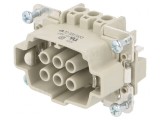 Conector HDC Mamă 6 PIN-uri 6 Contacte