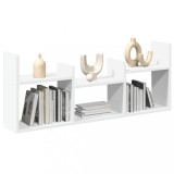 VidaXL Dulap de perete, 100x18x40 cm, alb, lemn prelucrat 854796