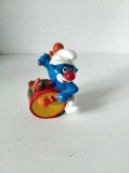 * Jucarie cauciuc strumf, smurf, Peyo 1995, Holland, 9x6cm