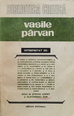 Vasile Parvan Interpretat - Colectiv ,557227 foto