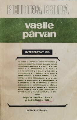 Vasile Parvan Interpretat - Colectiv , F122 foto