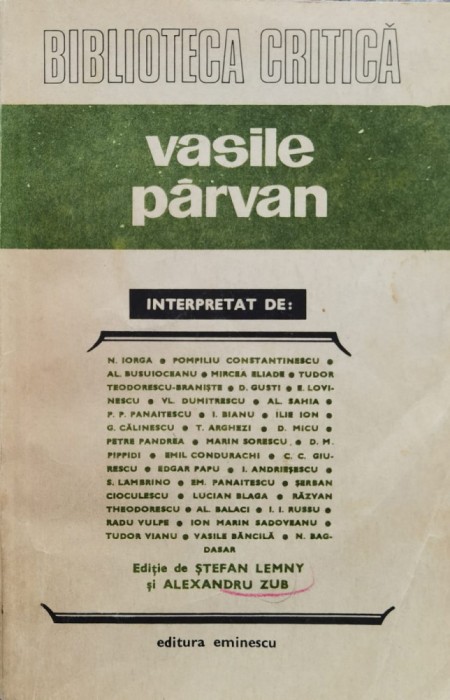 Vasile Parvan Interpretat - Colectiv ,557227