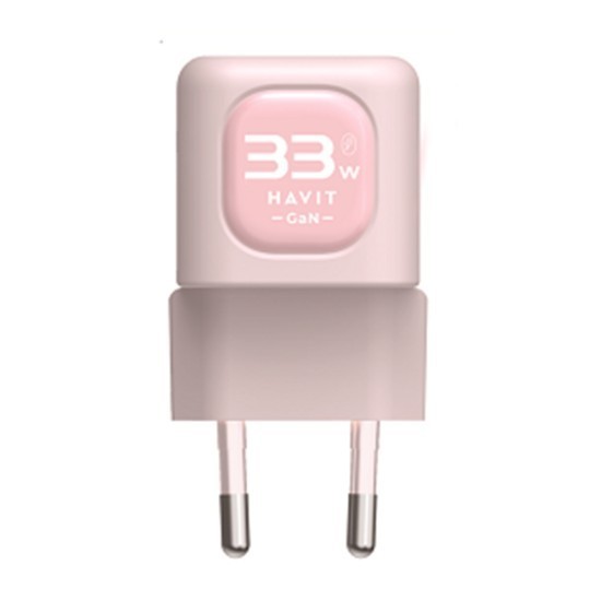 Acumulator pentru Priza 33W, USB, Type-C - Havit (UC230 EU) - Pink