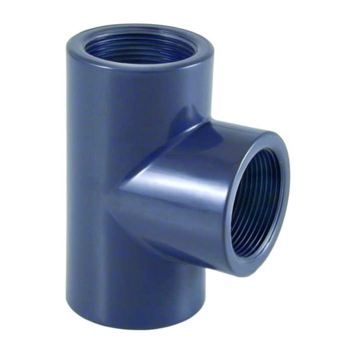 Racord PVC T 1 1/2&quot; PN10 - Conector durabil pentru instalații