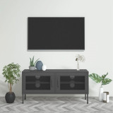 Comoda TV, antracit, 105x35x50 cm, otel GartenMobel Dekor, vidaXL