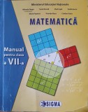 MATEMATICA, MANUAL PENTRU CLASA A VII-A-MIHAELA SINGER SI COLAB.-249333