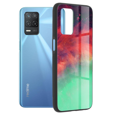 Husa pentru Realme 8 5G, Techsuit Glaze Series, Fiery Ocean foto