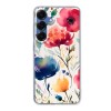 Husa pentru samsung galaxy s25 plus, atasare magnetica, magsafe, magsafe model floral 3