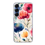 Husa pentru samsung galaxy s25 plus, atasare magnetica, magsafe, magsafe model floral 3