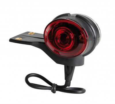 Lampa gabarit camion Ilumia cu 2 LED-uri 24V - Alb/Rosu - Dreapta Garage AutoRide foto