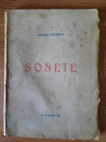 SONETE &ndash; GEORGE VOEVIDCA (Editia PRINCEPS &ndash; 1920)