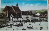 Carte postala, Brasov, Piata Libertatii, 1929