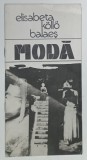 ELISABETA KOLLO BALAES , MODA , PLIANT DE EXPOZITIE , 1980