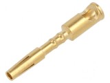 Pin mamă aurit M12 pentru lipire conectori 0,75&divide;1,5mm2