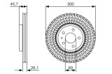 BOSCH 0 986 479 666 Disc frana