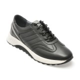 Pantofi sport BITE THE BULLET negri, SY320, din piele naturala