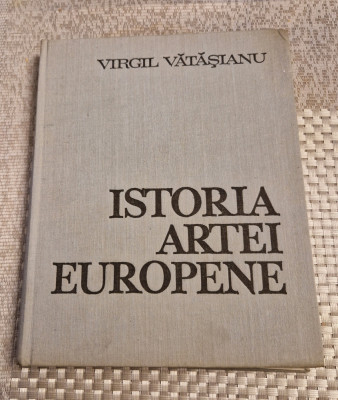 Istoria artei europene arta din perioada renasterii Virgil Vatasianu foto