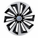 Set 4 capace roti Fox Gri-Negru R17 pentru gama auto Volkswagen