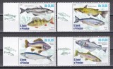 Sao Tome si Principe 2020 - Pești, Serie cu Tapsuri cu perforații doar pe 2 laturi, MNH