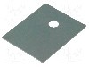 Suport termoconductor din silicon, 17mm x 21mm x 0.3mm - WS 247