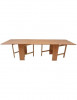 Masa Plianta 12 Persoane, PAL Melaminat Fag, 274x75x78cm, Sistem Cuplare Blat, Living/Sufragerie