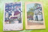 F969N-I-Lot 9 vederi vechi Brux Franta carti postale interbelice marimi: 14/9 cm.