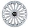 Set 4 Capace Roti, potrivite jantelor de R14, pentru Jeep, model dino cromat, Autohelix MSA