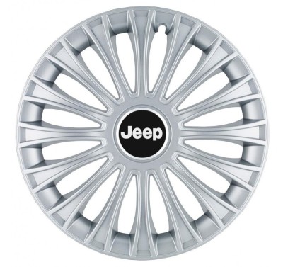 Set 4 Capace Roti, potrivite jantelor de R14, pentru Jeep, model dino cromat foto