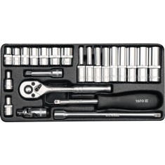 Set chei cu clichet 1 4 23 piese Yato
