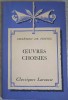 OEUVRES CHOISIES-CHRETIEN DE TROYES-215086