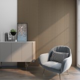 Set 8 panouri perete Vang nuc deschis 5,76 m&sup2; [NEU.HOLZ] HausGarden Leisure