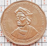 Cumpara ieftin 1546 Dominicana 1 Peso 1992 Christopher Columbus km 82 UNC, America Centrala si de Sud