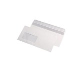 Plic DL Herlitz 80g, 110x220mm, Autoadeziv, Fereastra Stanga, Alb, Cutie 1000 buc.