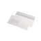 Plic dl 80g 110x220 mm cutie 1000 autoadeziv cu fereastra stanga alb