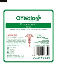 COMPRESE STERILE PLIATE 10CM*8CM 48STR. foto