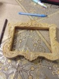 O. Rama sradard de lemn sculptat