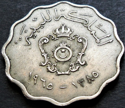 Moneda exotica 50 MILLIEMES - LIBIA, anul 1965 * cod 654 foto