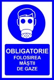 Placuta obligatorie folosirea mastii de gaze