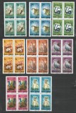 TSV$ - 1985 LP 1123 FAUNA PROTEJATA BLOC X 4 MNH/** LUX, Nestampilat